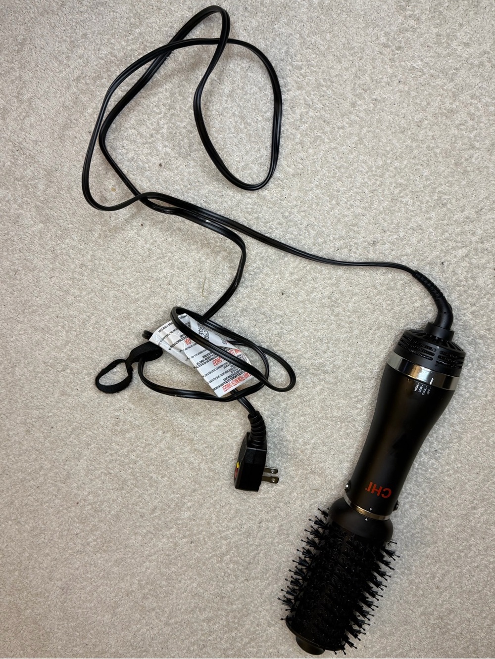 CHI Hot Air Round Brush — Black